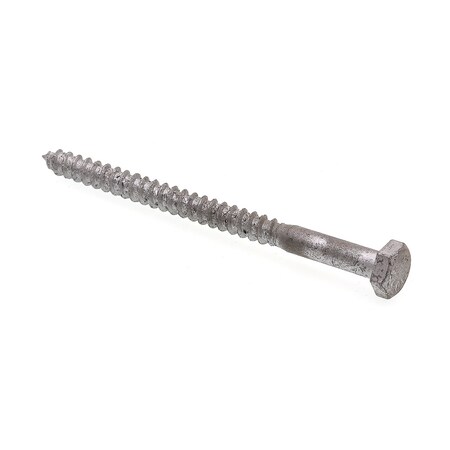 Hex Lag Screw 1/4in X 3-1/2in A307 Grade A Hot Dip Galvanized Steel 25PK